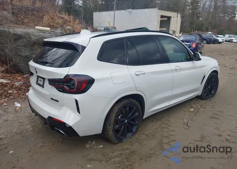 2022 BMW X3 xDrive30I z USA, uszkodzony, nr VIN 5UX53DP07N9K37239